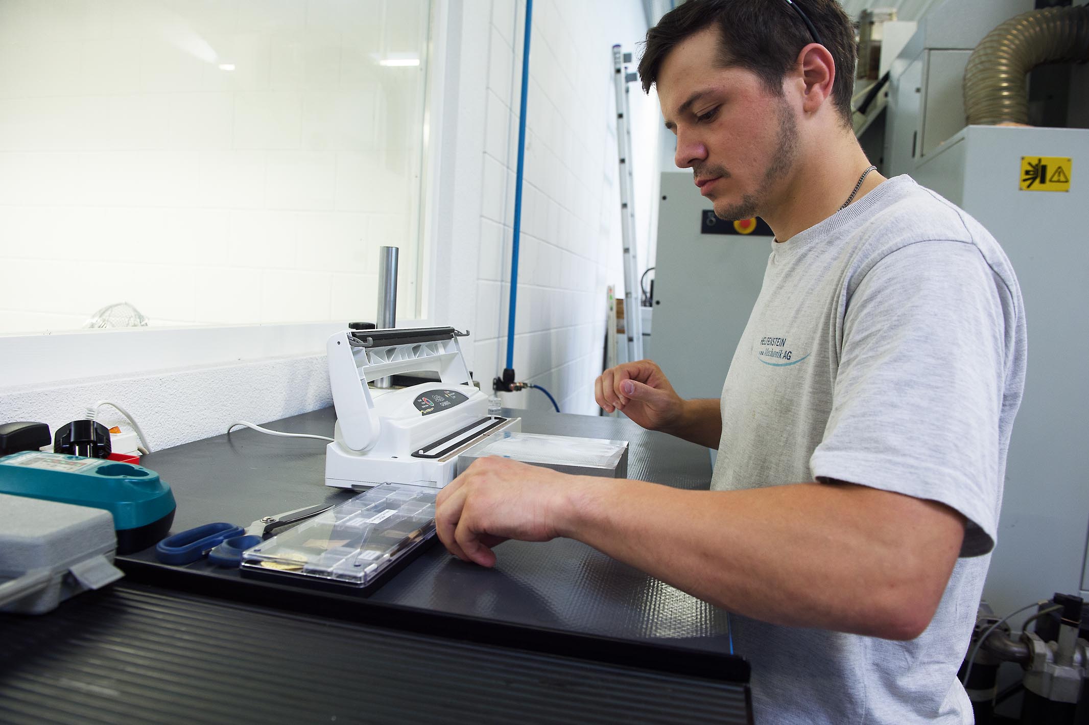The parts are carefully packaged to prevent any damage during transport.